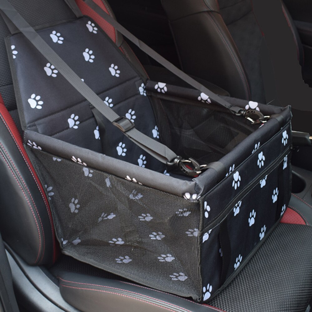 Rejsehunde bilbærer sædeovertræk foldbar hængekøje kæledyrsbærertaske, der bærer til hunde katte, åndbar kæledyrskurv vandtæt taske