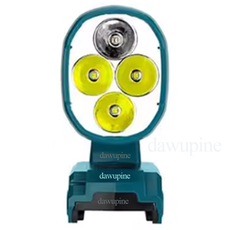 Bærbar udendørs foldbar lommelygte led-belysning nødlampe natarbejde spotlight lommelygte til makita 18v li-ion-batteri  bl1830