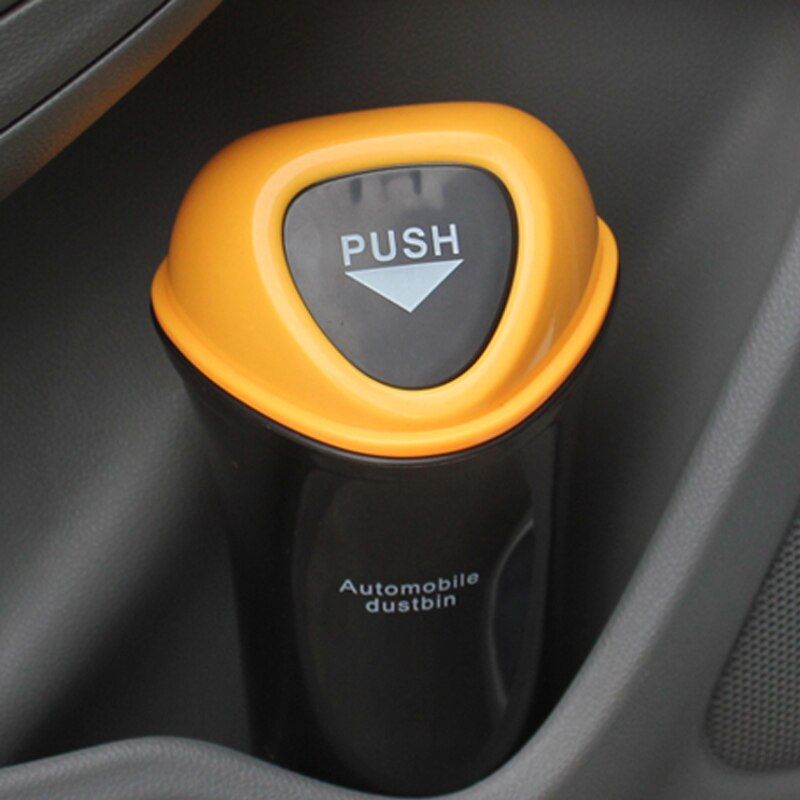 Car hanging trash cans car garbage bin built - in barrels ABS plastic material durable