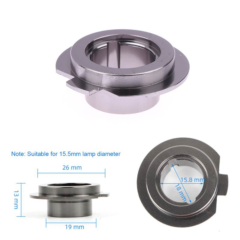 Adaptador de Base para bombilla de faro LED de coche, soporte de enchufe HB4/HB3/H11/H7/H4/H3/H1, Clips de sujeción para lámpara de cabeza, 1 unidad