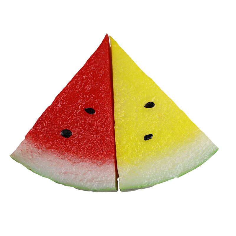 5pcs Simulation Watermelon Slices Photography Props Kids Enlightenment Education Making Games Simulation Fruits