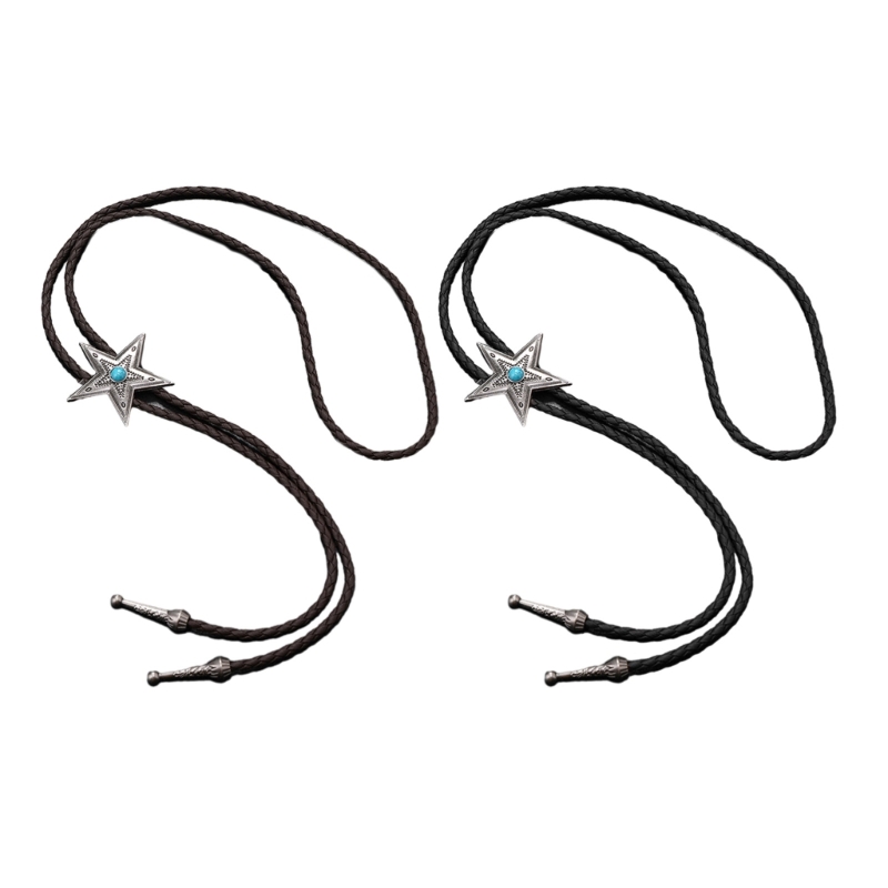 Estrella Cordón Corbata Bolo Corbata Estrella Corbata Collar Occidental