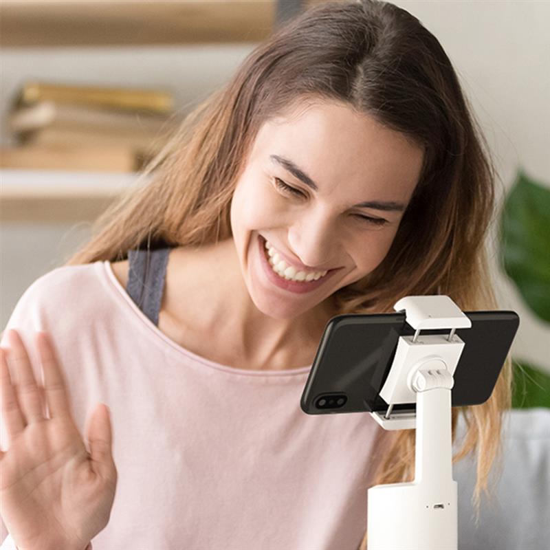 Ai Smart Tracking Houder 360 Graden Rotatie Tracking Selfie Stok Volgende Shot Statief Hoofd Handsfree Schieten Voor Vlog video