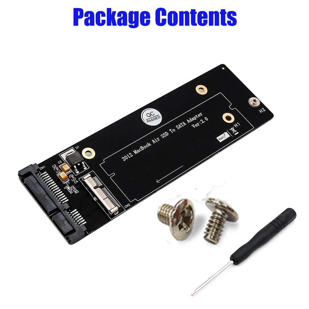 18pin+8pin SSD to 2.5inch SATA Adapter Card HDD Hard Disk Drive for Macbook Air /Pro Retina Model A1465 A1466 Desktop