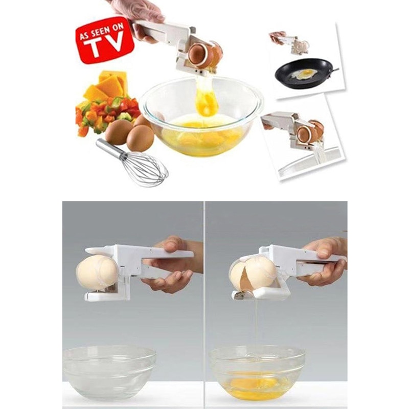 Handmatige eierscheider, thuiskeuken, eieropener, chef-kok, eetkamer, kookgadget voor huishoudelijk gebruik, keuken, eiergereedschap, snelle eierschaalsnijder