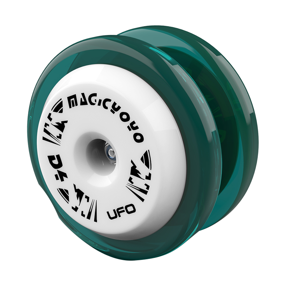 Plastic Rotating YoYo Ball Toy Entertaining Prop with Rope Looping Yoyo Ball Toy Lightweight Portable for Kid Entertainment: green