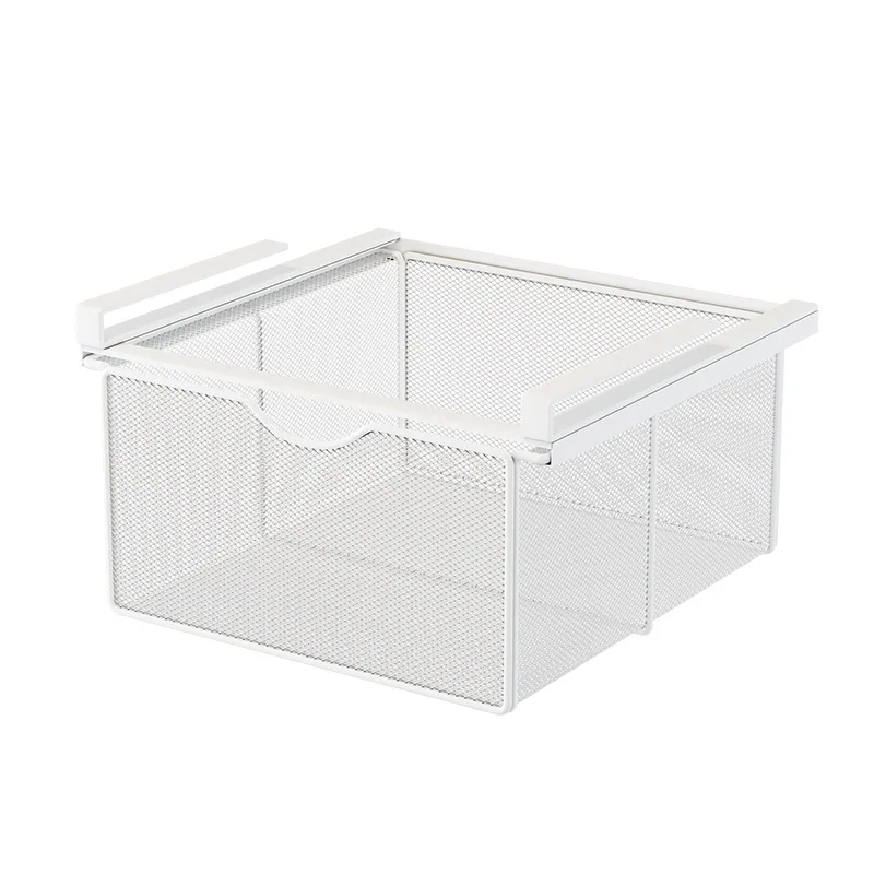 Cesta colgante para armario, estante de almacenamiento estilo cajón con partición extraíble, artefacto para calcetines y ropa interior, estilo colgante para almacenamiento de ropa