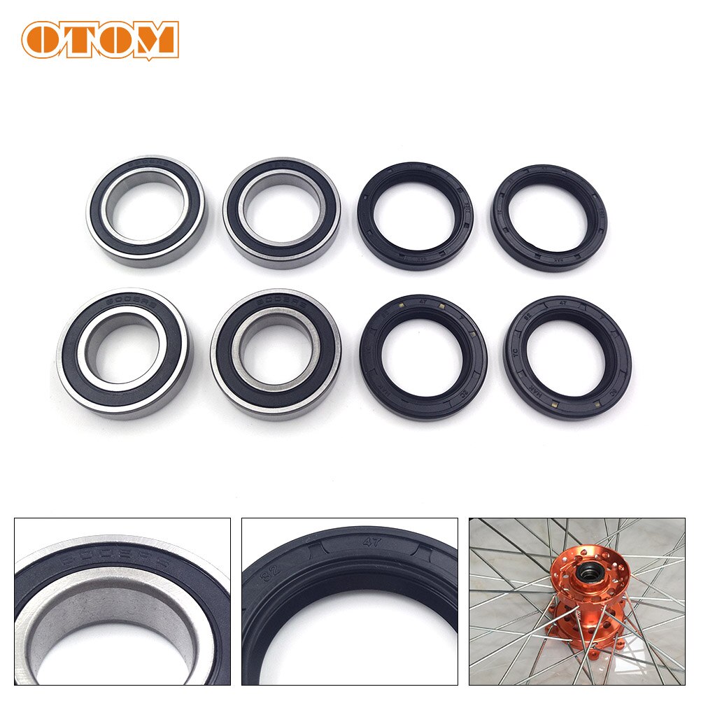 OTOM Motorcycle Front And Rear Wheel Bearing Hub Oil Seal Kit For KTM SX SXF EXC EXCF XCW SMR HUSQVARNA TC TE TX FX FS Motocross