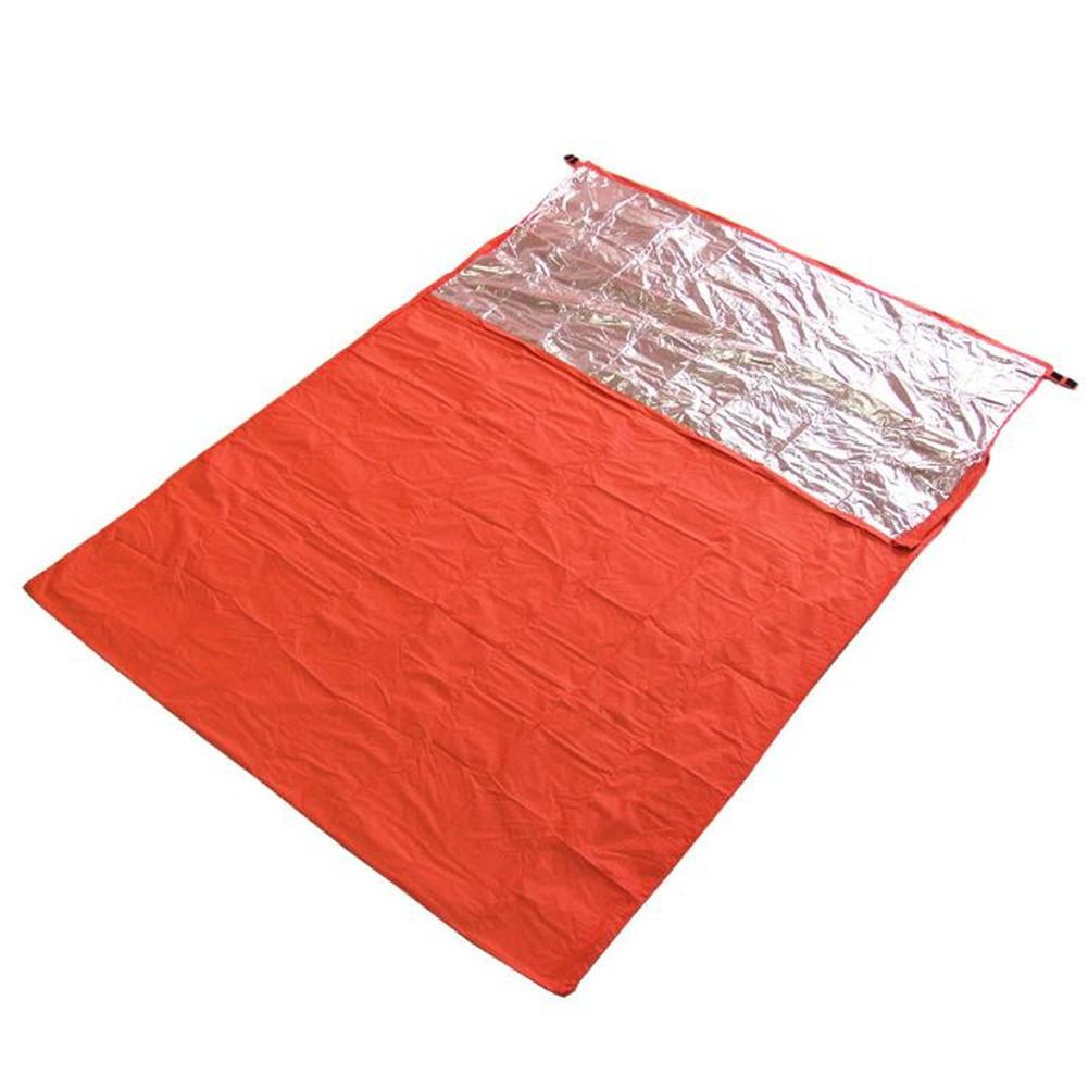 Camping Thermal Insulation Sleeping Bag Outdoor Adventure Emergency Rescue Blanket: Double 200cmx145cm