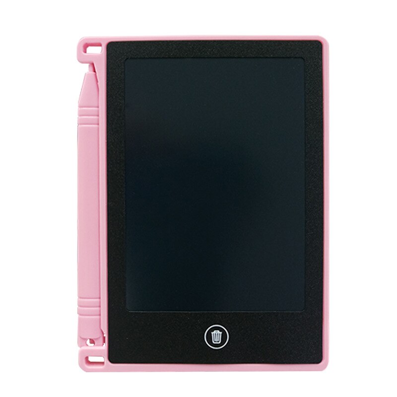 LCD Writing Tablet Digital Drawing Electronic Handwriting Pad Message Graphics Writing Board Children 4.4 inch: Pink