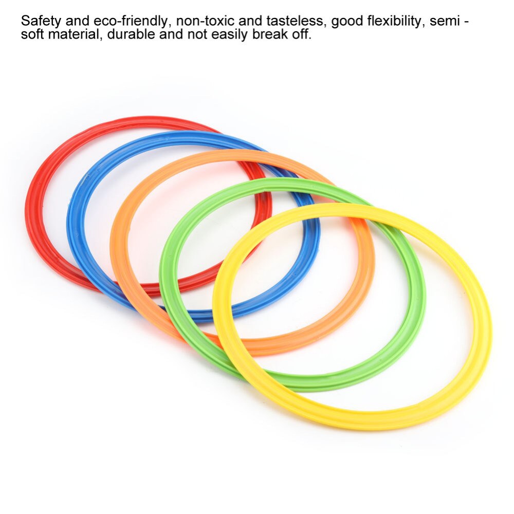 5 stücke Hopscotch Jump Ring Springen zu die Grid Spielzeug Sensorische Integration Training Im Freien Spiel Für Kind Vorschul Lehrmittel sport Spielzeug