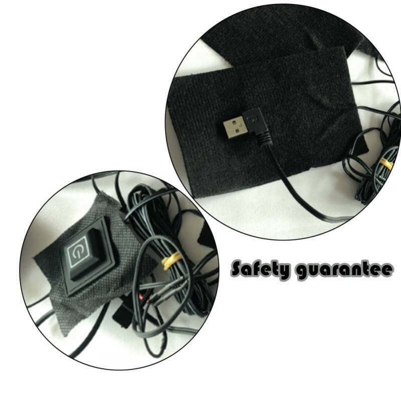 8 In1 USB Electric Heating Pad Adjustable Temperature Thermal Vest Jacket Warmer Safe Reliable USB Electric Cloth Heater Pads