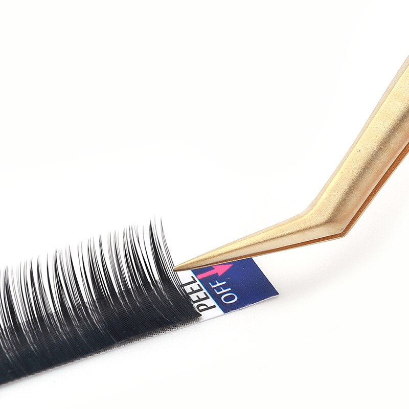 Rvs Wimpers Pincet Professionele Voor Wimpers Extension Gold Decor Anti-Statische Wimper Tweezer Make-Up Tools