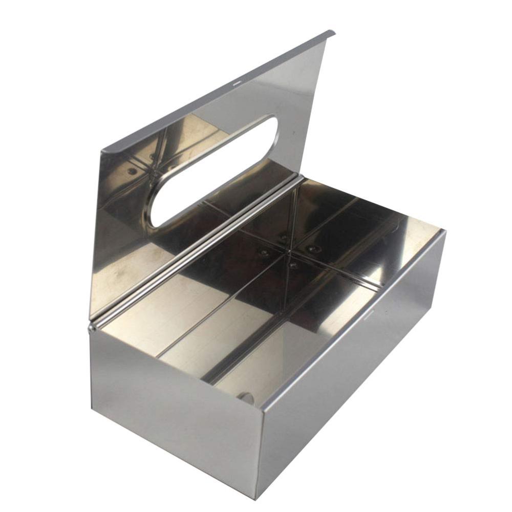 Rectangle Paper Facial Tissue Box Cover Holder Wall Mounted Or Freestanding Use For Bathroom Vanity Countertops Bedroom Dressers