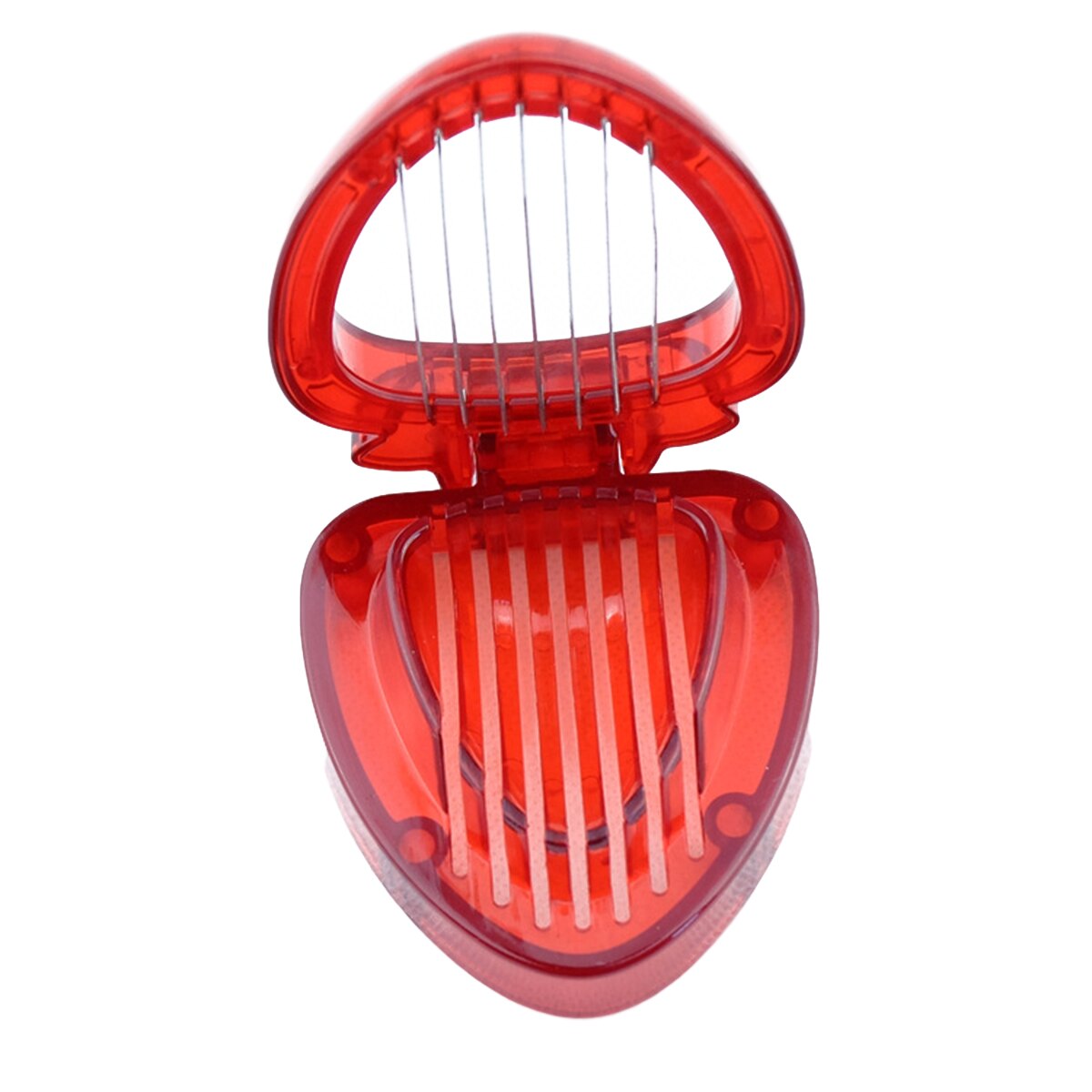 Fruitsnijder is eenvoudig, handig en gemakkelijk te gebruiken en gemakkelijk af te wassen. aardbeien-appelsnijder promotioneel