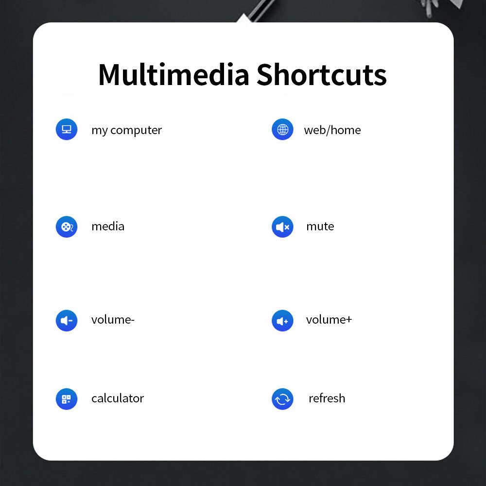2.4G Wireless Keyboard And Mouse Combo 103 Key Portable Office Keyboard 1000-1200-1600 Adjustable DPI Mouse