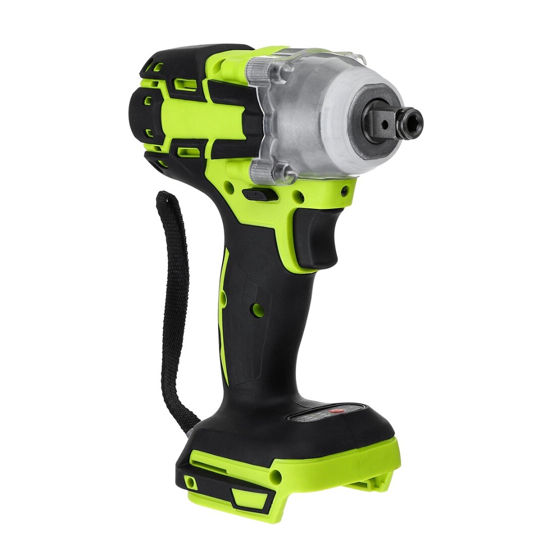 Brushless Electric Impact Wrench Electric Screwdriver 1/2 Socket Wrench Cordless 18V Without Battery Rechargeable Power Tool