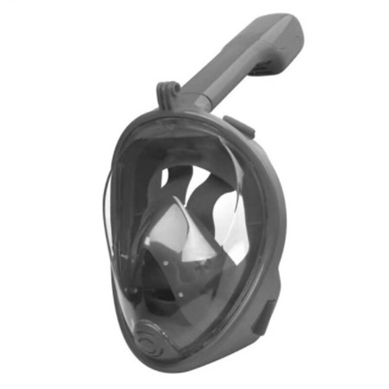 Diving Mask Scuba Snorkeling Full Face Anti-Fog Goggles Glasses Silicone for Diving Swimming Spearfishing Water Sports Men Child: dark grey suit L XL