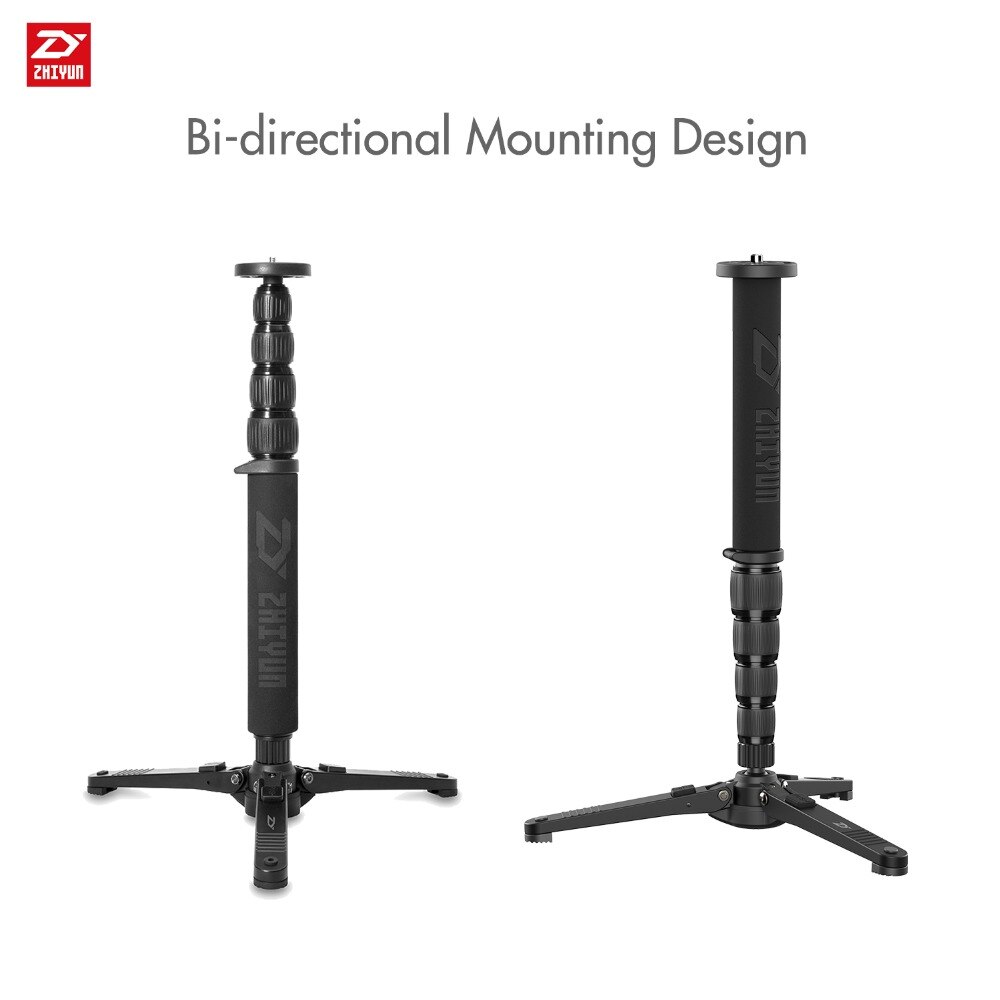 ZHIYUN Monopod Tripod for Crane 2 Stabilizer Handheld Gimbal Extend Telescopic with 1/4" Mounting Screw