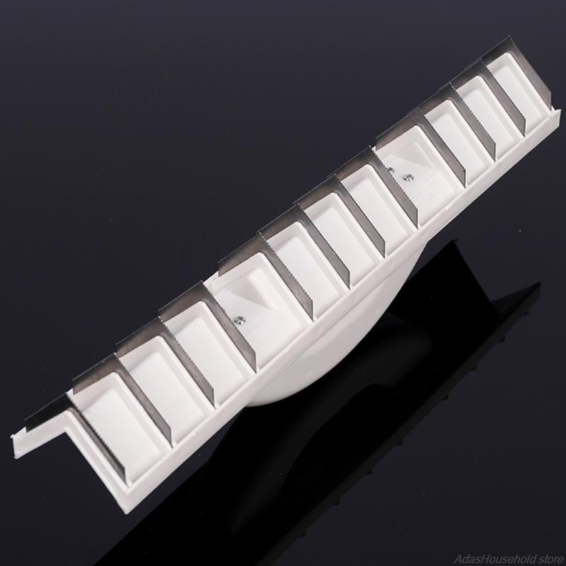 Practical Outer Corner Scraping Putty Plane Scraper with Ergonomical Handle Sawtooth Trowel Plastering Bricklayer Tool