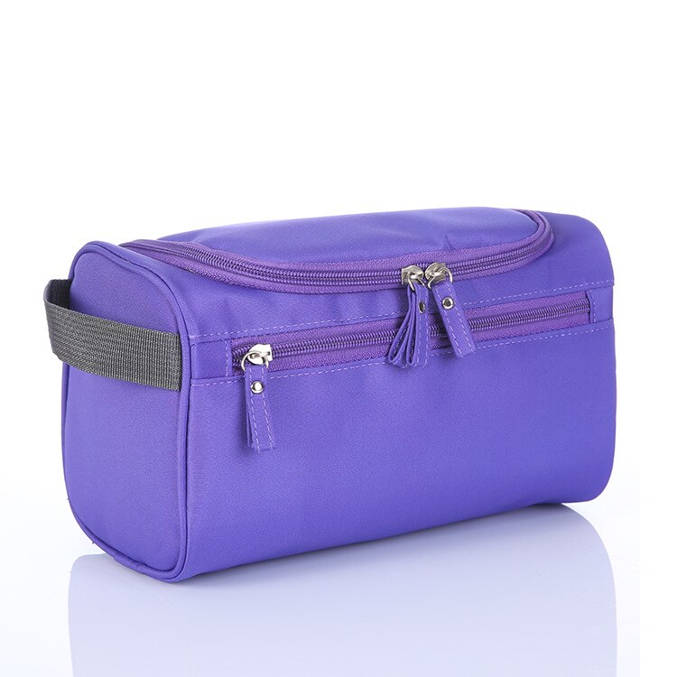 Brands Men's waterproof cosmetic bag Scrub travel large capacity organizer makeupup bag Women beautician hand vanity case bag: C-6