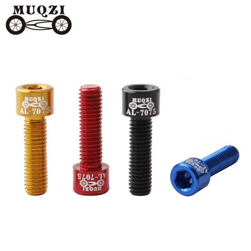 4 Stuks Fiets Stuurpen Schroef Aluminium M5 * 17Mm Mountain Road Fixed Gear Stuurpen Riser Bouten Fietsen fiets Onderdelen