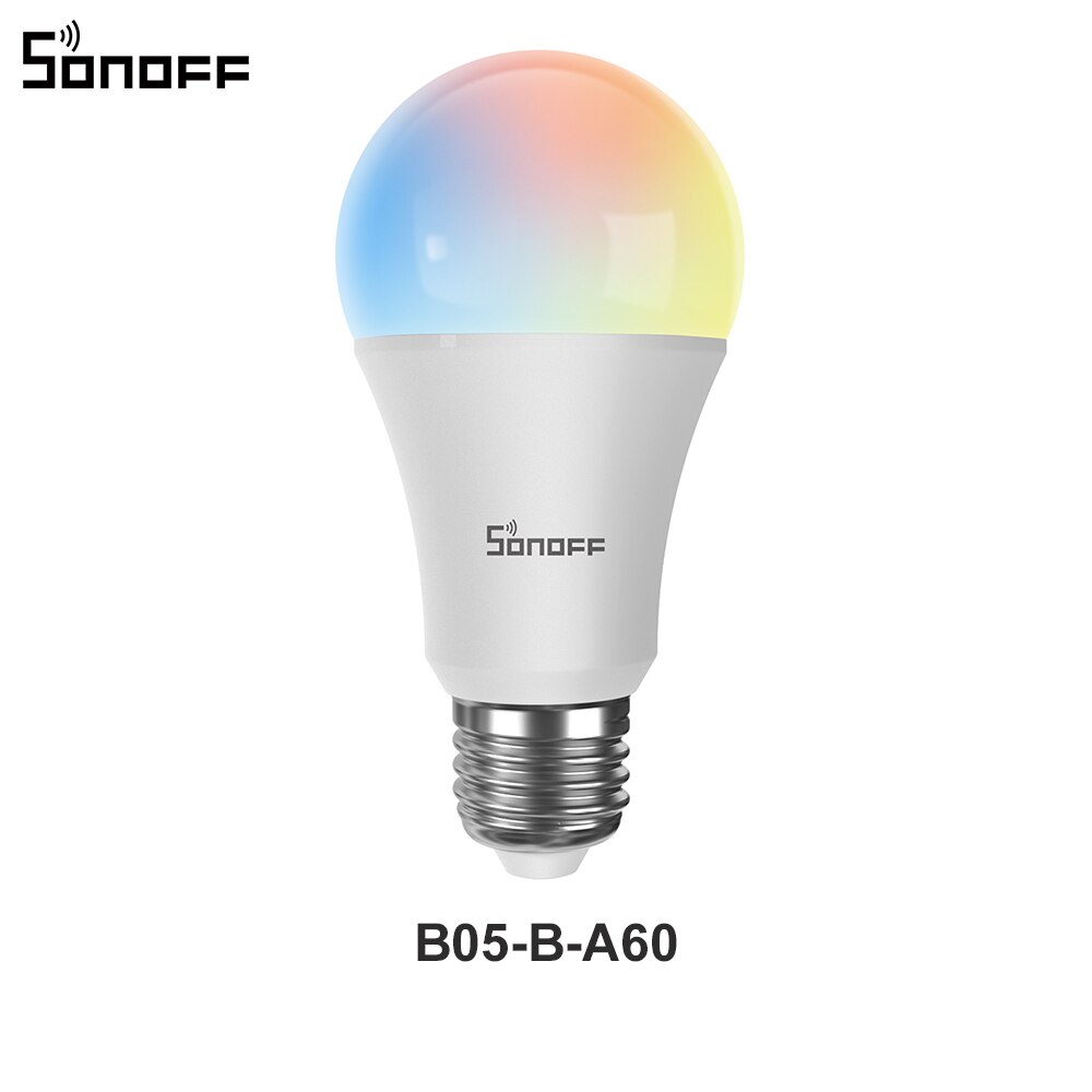 Sonoff Wi-fi Slimme Led E27 Lamp 220-240V Dimbare Dual Multi Kleurtemperatuur Ajustable Groep Voice Control Via ewelink Alexa