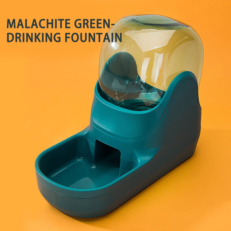 Hond Ruimte Drinker Huisdier Automatische Feeder Kat Drinker Hond Kom Automatische Drinkfontein Levert Kat Fontein Kat Hond Kom: Malachite green drin