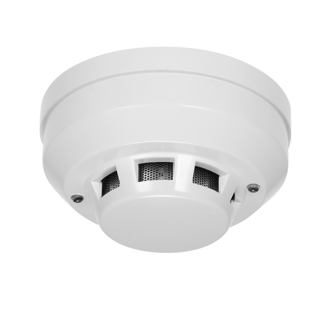 Wired Photoelectric Smoke Detector High Sensitive Smoke Alarm Sensor Fire Alert Protection Anti Burning Connect to Wired Zone