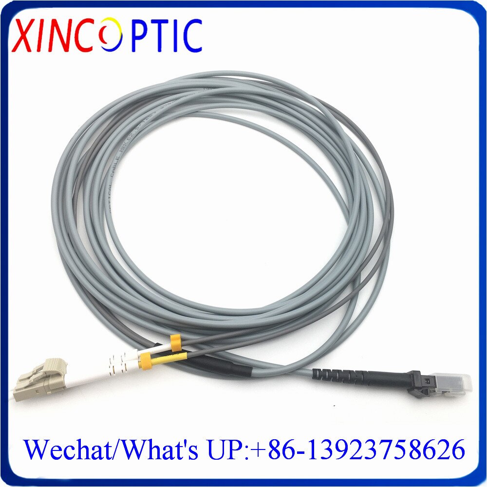 1/2/5/10/15/20M MM OM1 62.5/125 3.0mm Duplex LC-MTRJ Twin Armored Fiber OpticCable,MTRJ to LCPC Fiber Optic Patch Cord Connector