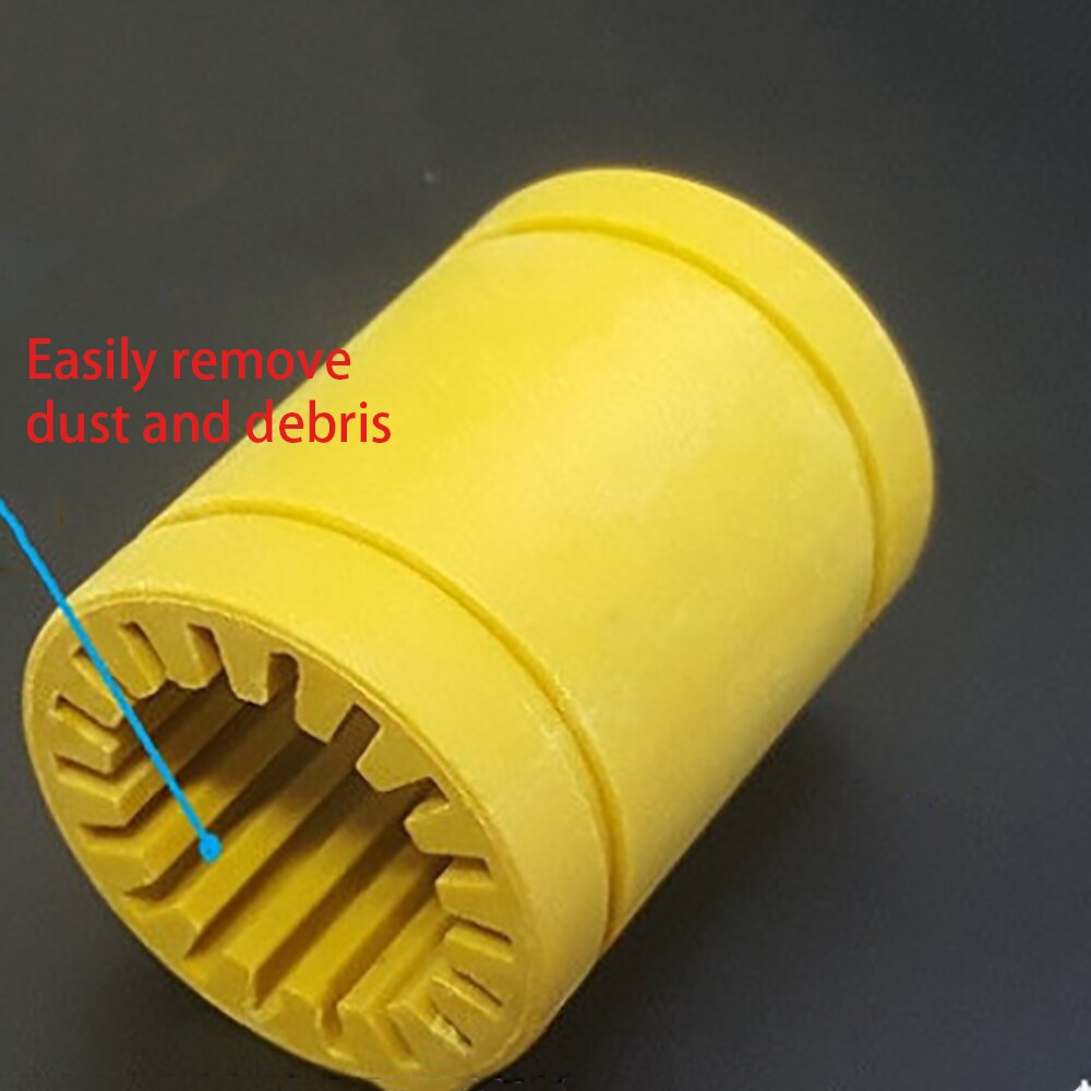 SC8-S Linear Bearing Optical Axis Slide Block Motion Bushing Corrosion-Resistant Dust-Proof Alloy And Engineering Plastic 1PC