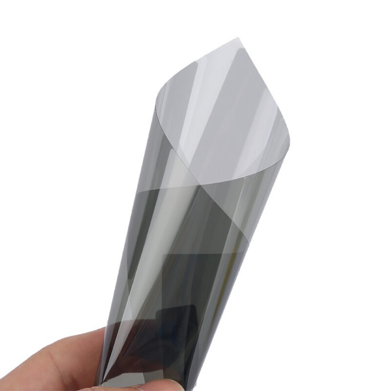 50cm X 300cm 2ply VLT50 % metalized reflecterende Zwarte auto thuis vensterglas tint film auto side window solar UV protector sticker