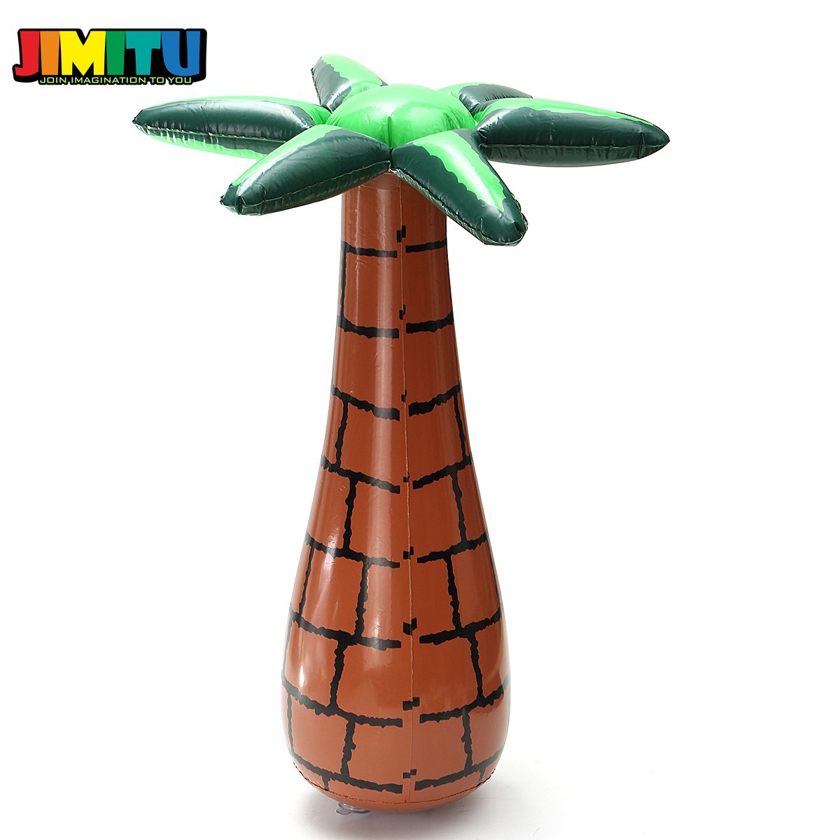 JIMITU 60cm Opblaasbare Drijvende Coconut Palms Tree Zomer Evenementen DIY Decoratie Ornamenten Zwembad Strand Gazon Speelgoed