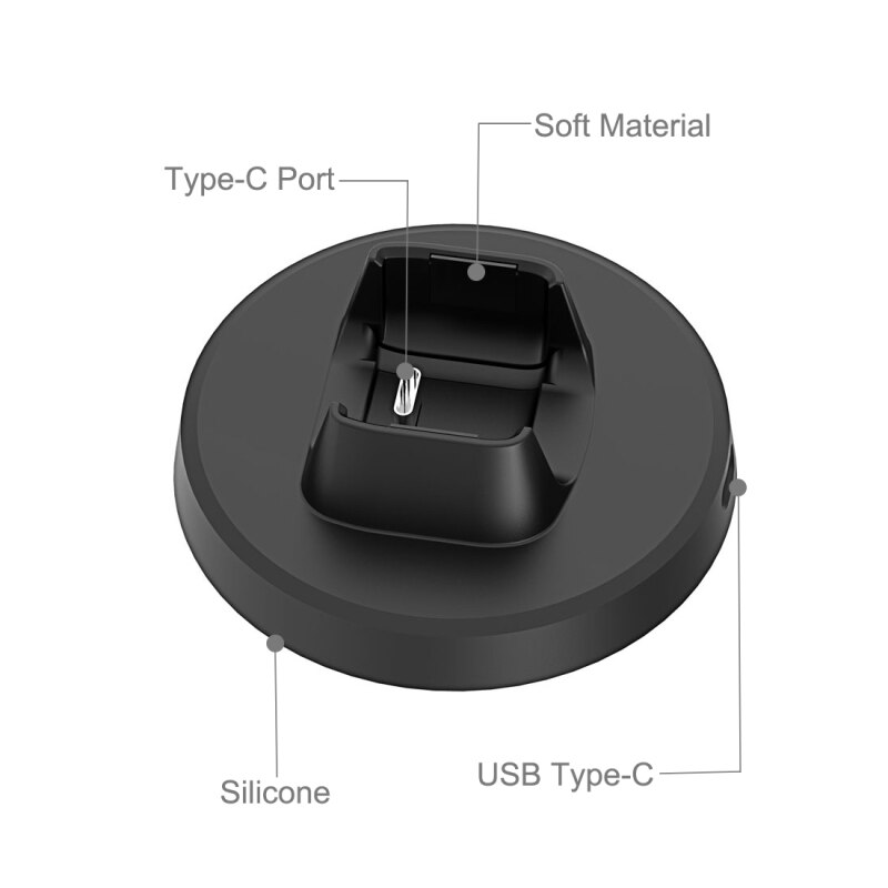 Puluz für dji osmo pocket ladegerät ladestation feste halterung tischständer usb typ-c für dji osmo pocket zubehör gimbal mount