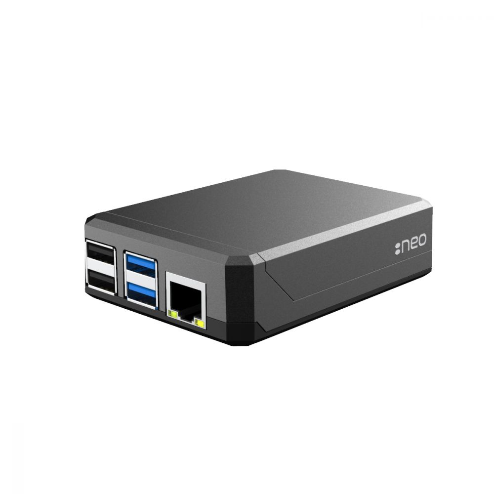 Boîtier Argon NEO Pi 4 Raspberry Pi, boîtier robuste et Portable en aluminium mince
