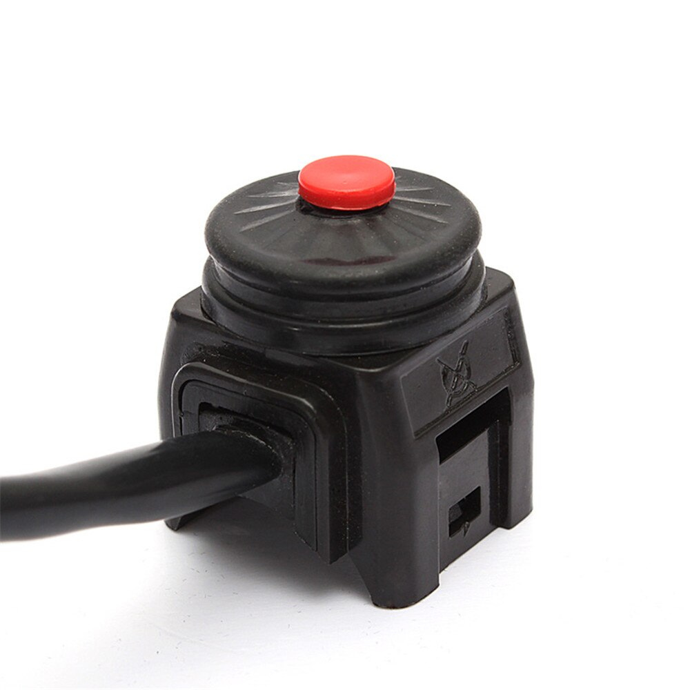 Universal ABS Black MotorCycle Kill Stop Switch Horn Button for Motorcycle Pit Quad Bike