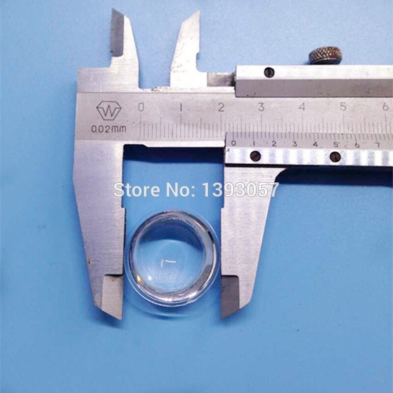 100pcs/lot semi-circle Plano-convex LED Lenses 23mm Optic Lens Grade PMMA For Lens Reflector