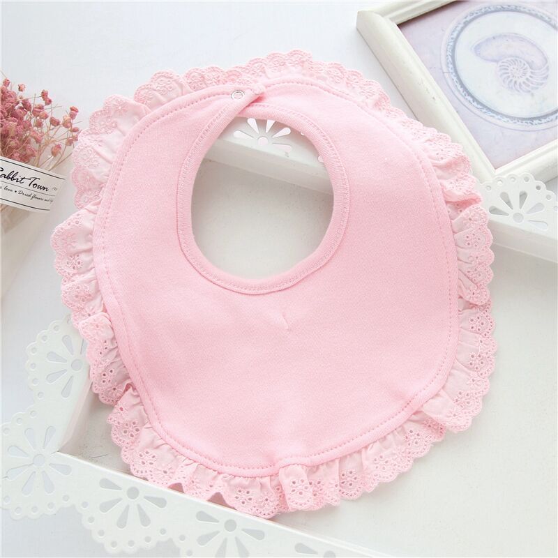 Modieuze Kant Katoen Pasgeboren Lace Strik Baby Bib Slabbetjes Leuke Meisje Jongen Baby Bib Baberos Baby Speeksel Handdoek