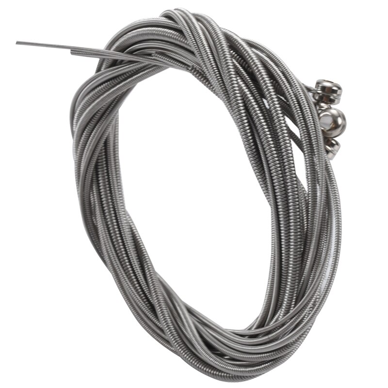 4 Pcs Stainless Steel Bass Strings Bass Guitar Parts Accessories Guitar String Silver Plated Gauge Bass Guitar Music Accessories