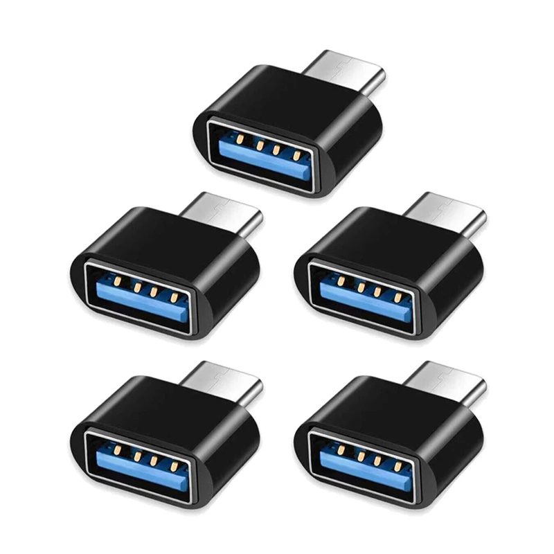 1-10 sztuk nowego uniwersalnego złącza adaptera USB 3.0 OTG typu C do Xiaomi 13 Huawei P60 Samsung S23 Mysz Klawiatura Dysk USB Flash: Srebrny