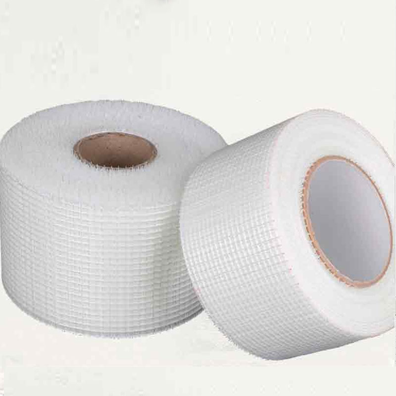 Breedte 33Cm X 50M Glasvezel Doek Geweven Glasvezel Mesh Grid Enkelzijdige Gezamenlijke Tape Self-lijm Diy Reparatie Patch Muur