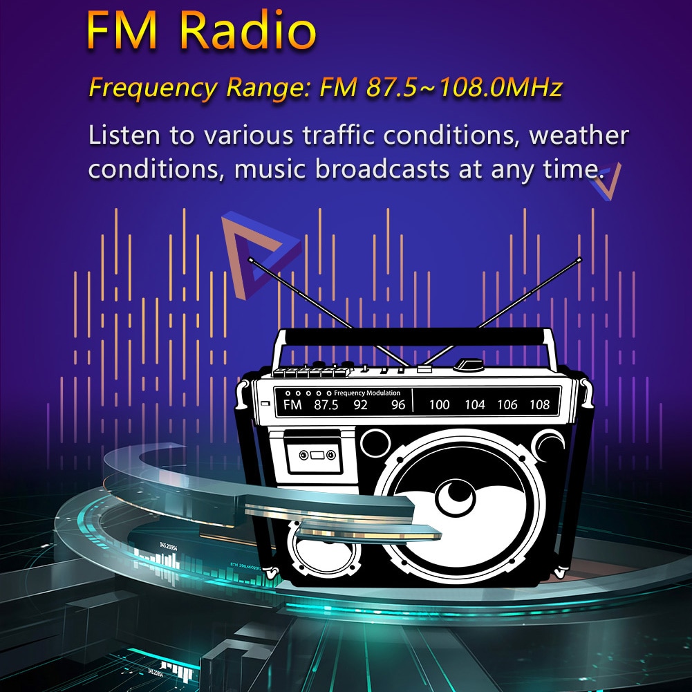12V 1 DIN Car Radio Bluetooth Hands-Free Stereo MP3 Player Colorful Lights FM Radio SD USB AUX MP3 Player Autoradio