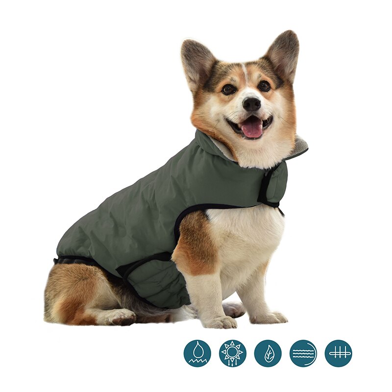 Französisch Bulldogge Korgi Hund Kleidung Mantel Haustier Kleidung Winter Welpen Katze Kleidung Jacke Für Kleine Große Hunde Katzen Weste Ropa perro