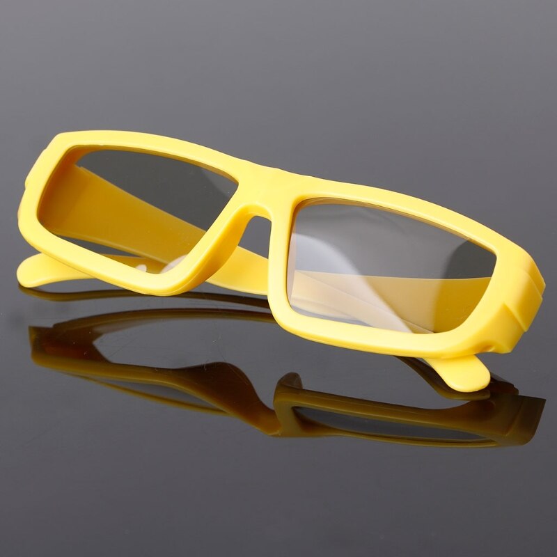 Gafas 3D de tamaño para niños, lentes circulares polarizadas, pasivas, para películas de cine y TV en 3D Real