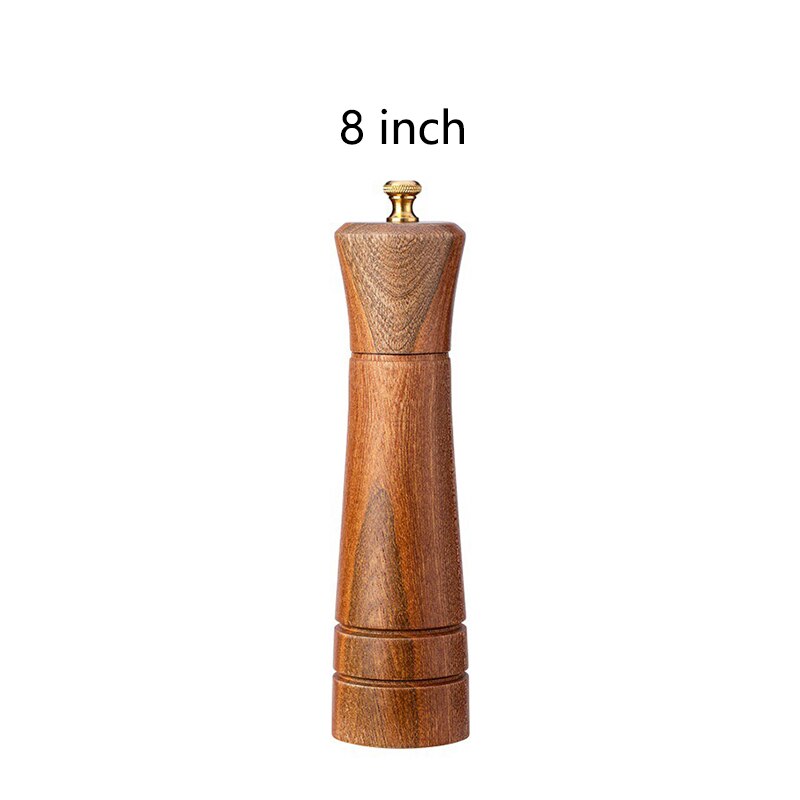 Molinillo Manual de madera de ébano, molinillo de pimienta, molinillo clásico de pimienta, accesorios de cocina: Size2