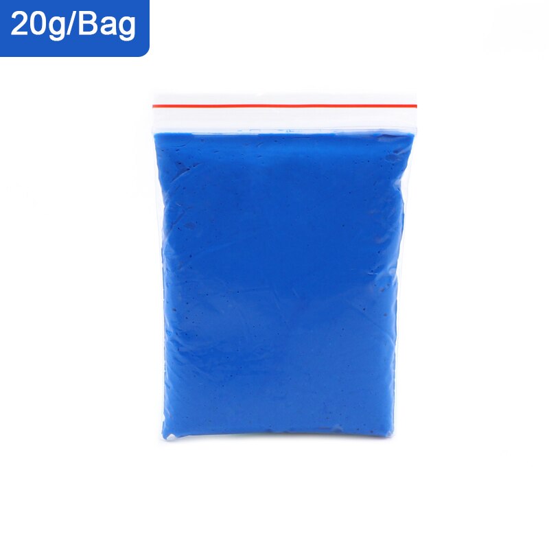 Bambini Giocattoli Melma Soffice Schiuma Argilla 15 Colori Pendenti E Ciondoli Slime Sfera Kit Molle Del Polimero di Argilla FAI DA TE Antistress Giocattoli per I Bambini: Dark Blue Slime