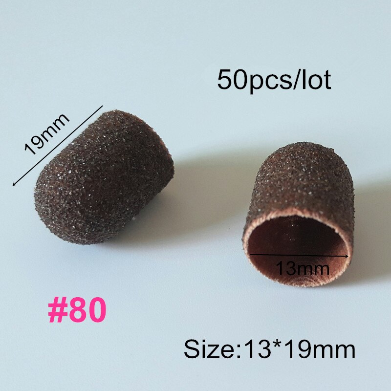 Maohang 50 stuks schuurblok hulskap zonder grip schuurbanden manicure vijl gereedschap nagelboor polijstaccessoires