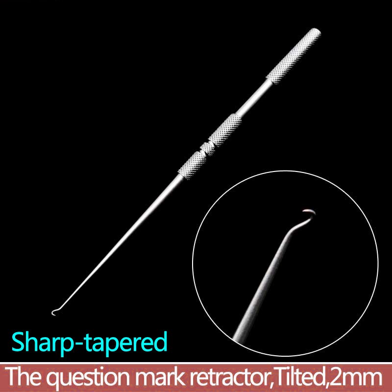 Hudtransplantatretraktor rustfrit stål kosmetiske og plastiske kirurgiske instrumenter og værktøjer ansigtsløftning single-retractor: Hvid