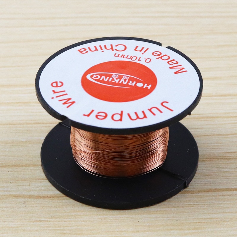 5 st 0.1mm kopparlödning lod ppa länk jumper tråd underhåll hopplina emaljerad reparation rulle svetstråd