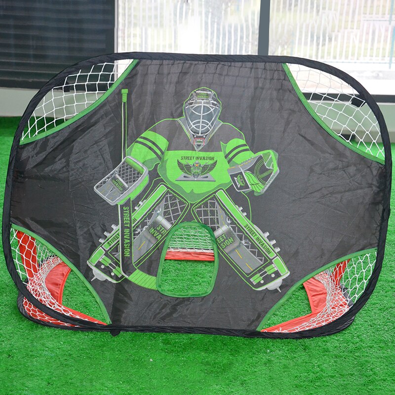 Hockey Gate Stable Durable Portable Hockey Oxford Goal Double Side Folding Multifunctional Exercise Training Hockey Oxford Pak